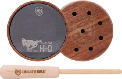 KNIGHT AND HALE SLATE POT CALL - WALNUT/BLACK SLATE