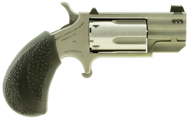 NORTH AMERICAN ARMS PUG 22MAG REV 1" SS TRITIUM PB