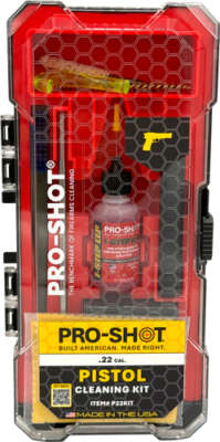 PRO SHOT PISTOL CLEANING KIT - .22 CAL