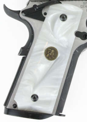 PACHMAYR GRIPS 1911 FULL SIZE - WHITE PEARL SMOOTH