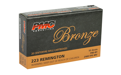 PMC BRNZ 223REM 55GR FMJ 20/1000