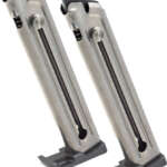 RUGER MAGAZINE 22/45 - 22LR 10RD NICKEL 2-PK