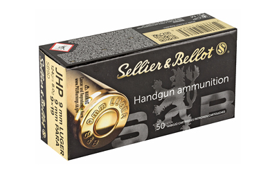 S&B 9MM 124GR JHP 50/1000