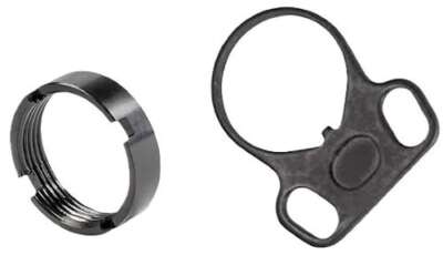 WLA AR15 END PLATE KIT - AMBID. DUAL LOOP & CASTLE NUT