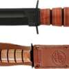 KA-BAR FIGHTING/UTILITY KNIFE - 5.25" SHORT W/LTHR SHTH USMC