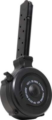 IVER JOHNSON MAGAZINE 1911 FS - 45ACP 28RD DRUM BLACK