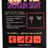 HIVIZ SHOTGUN FRONT SIGHT - MAGNETIC RIB .171-.265" GREEN