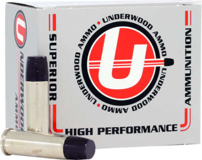 UNDERWOOD 454 CASULL 360GR - LEAD FLAT NOSE 20RD 10BX/CS