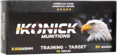 IKONICK USA 5.56 55GR FMJ - 20RD 25BX/CS