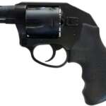 CHARTER ARMS BOOMER 2" 9MM - 5-SHOT RUBBER GRIPS BLACK