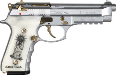 GIRSAN REGARD LIBERADORE 9MM - GOLD/CHROME ENGRAVED 18-SHOT