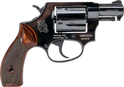 HERITAGE ROSCOE 38SPL 2" - FIXED BLACK WOOD