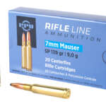 PPU 7MM MAUSER SP 139GR 20/200