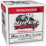 WINCHESTER TARGET 410  2-1/2" - 1/2OZ #8 250RD CASE