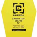 CALDWELL AR500 10" COFFIN - STEEL TARGET YELLOW