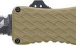 SCHRADE KNIFE UPROAR D/A OTF - 3" D2 BAYONET POINT FDE/BLACK