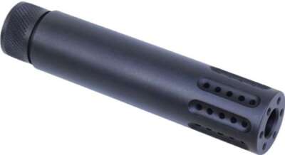 GUNTEC SLIP OVER BARREL SHROUD - MULTI PORT MUZZLE BRAKE AR15