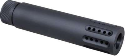 GUNTEC SLIP OVER BARREL SHROUD - MULTI PORT MUZZLE BRAKE 308