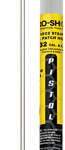 PRO SHOT STAINLESS 1PC PISTOL - CLEANING ROD 12" .27 CAL & UP