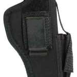 GUNMATE HIP HOLSTER AMBI #12 - LARGE AUTOS 4"-5" BLACK