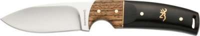BROWNING KNIFE BUCKMARK HUNTER - 3" BLADE HARDWOOD W/SHEATH