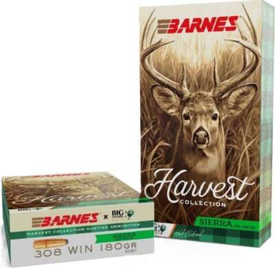 BARNES HARVEST 308 WIN - 180GR RN 20RD 10BX/CS