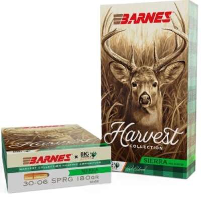 BARNES HARVEST 30-06 SPRG - 180GR RN 20RD 10BX/CS