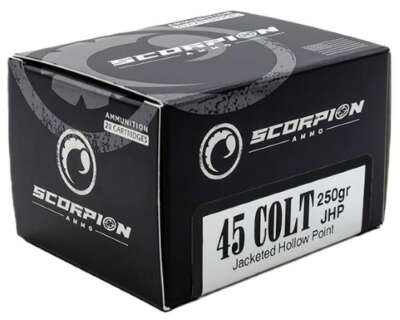 SCORPION 45 LC - 250GR JHP 20RD 10BX/CS
