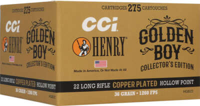 CCI HENRY GOLDEN BOY EDITION - 36GR CPHP 1260FPS 275RD 10BX/C