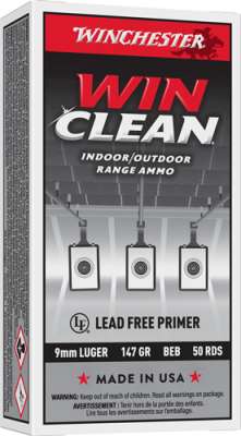 WINCHESTER WINCLEAN 9MM LUGER - 147GR JSP 50RD 10BX/CS