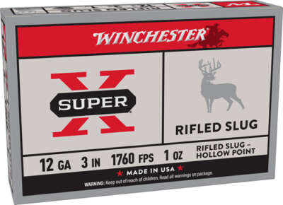 WINCHESTER SUPER-X 12GA 3" 1OZ - RIFLED SLUG 5RD 50BX/CS