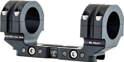 MPA SCOPE MOUNT BA 1-PC 34MM - 1.250" 0 MOA BLACK
