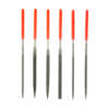 B/C GUNSMITHING FILE SET 6PC BLK/RD