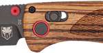 COBRATEC LEGACY BAR LOCK 3" - ZEBRAWOOD/BLACK TANTO D2 BLADE