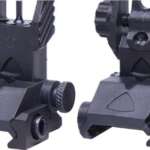 GUNTEC AR-15 EZ SIGHTS POLY - BACK UP THIN IRON SIGHT SET