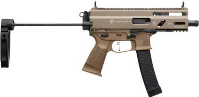GRAND POWER STRIBOG SP9A3S 9MM - 5" 30RD MAG TAILHOOK BRACE FDE