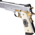 GIRSAN MC1911S LIBERADORE II - 9MM 10RD CHROME GOLD ENGRAVED