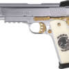 GIRSAN MC1911S LIBERADORE II - 9MM 10RD CHROME GOLD ENGRAVED