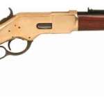 CIMARRON 1866 YELLOWBOY 38SPL - 16" BRASS/BLUED WALNUT
