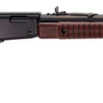 HENRY H3 PUMP ACTION 22S/L/LR - 20" OCTAGON BLUED WALNUT