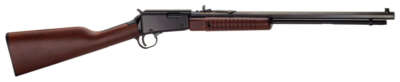HENRY H3 PUMP ACTION 22S/L/LR - 20" OCTAGON BLUED WALNUT
