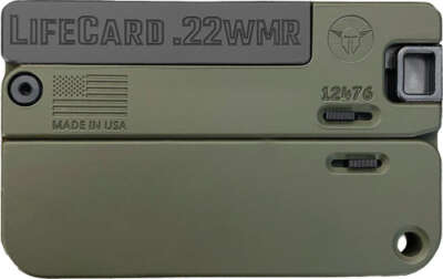 TRAILBLAZER LIFECARD 22WMR - SINGLE SHOT OLIVE DRAB GREEN