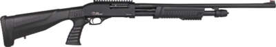 IVER JOHNSON PUMP 20GA 3" - 24" PISTOL GRIP BLACK SYNTH.