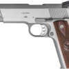 SPRINGFIELD 1911 LOADED 45ACP - 5" 7RD SS/WOOD GRIPS CA COMP