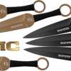 MC USMC 9" SPEAR POINT - THROWING KNIVES 6-PACK BLK/FDE