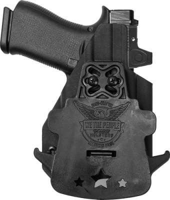 WE THE PEOPLE HOLSTER OWB RH - FOR GLOCK 43/43X W/OPTIC BLK