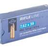 PPU 7.62X39 FMJ 123GR 20/1000