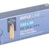 PPU 7.62X39 POINTED SP 123GR 20/1000