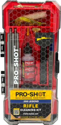 PRO SHOT RIFLE CLEANING KIT - .350 LEG