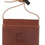 RIVEN LEATHER DIAPHRAGM CALL - POUCH WITH LANYARD